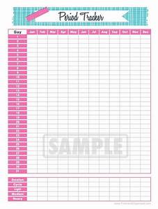 period tracker menstrual cycle tracker printable download now etsy