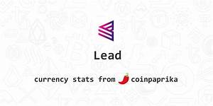 Lead Lead Price Charts Market Cap Markets Exchanges Lead To Usd