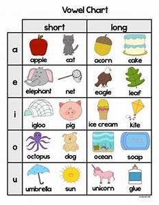 Short And Long Vowel Chart By Learner 39 S Nest Tpt
