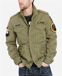 Denim Supply Ralph Men 39 S Patches Field Jacket Mens Army