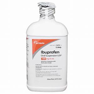 Ibuprofen 100mg 5ml Suspension 480 Ml By Actavis Pharma