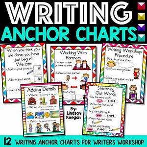 Writing Anchor Charts Writers Workshop By Lindsay Keegan Tpt