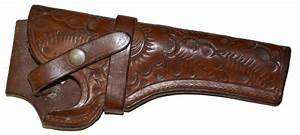 Beautifully Tooled George And Company Revolver Holster Horse