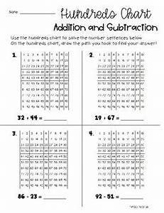 Differentiated Addition Subtraction With Hundreds Chart Place Value