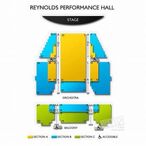 Reynolds Performance Hall Seating Chart Vivid Seats