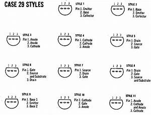 transistor pinout chart common transistor pinouts