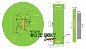 Cricket Field Size Dimensions Sport Light Supply
