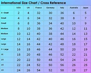 L 39 Effet Des Vêtements Clothing Size Conversion Chart European To Us Suit