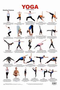 Standing Postures Chart Posturas De Yoga Ejercicios De Yoga