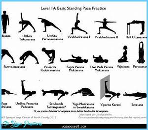 Basic Yoga Poses Chart Allyogapositions Com