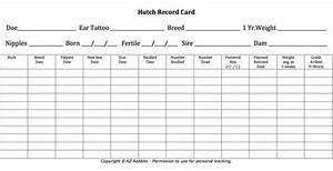 Printable Poultry Record Keeping Templates