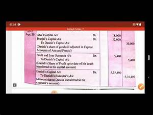 Class Xii Accountancy Retirement Or Death Of A Partner Calculation Of