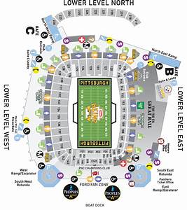 Heinz Field Seating Charts And Stadium Diagrams