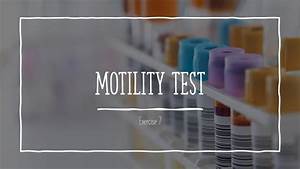 Motility Test Youtube