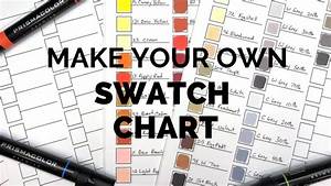 Make Your Own Swatch Chart Swatch Chart How To Make