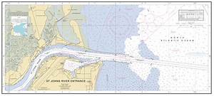 St Johns River Entrance Nautical Chart νοαα Charts Maps