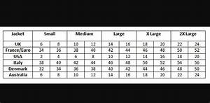 Women 39 S Jacket Size Conversion Chart Conversion Chart Clothing Guide
