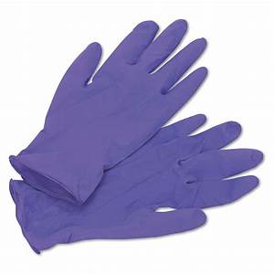  Clark Purple Nitrile Exam Gloves 242 Mm Length Medium