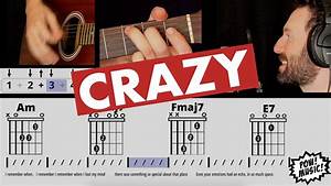 Beginner 4 Chord Acoustic Easy Strumming Song 3 Levels Of Quot Crazy Quot By