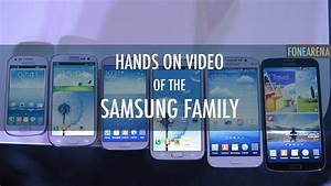 Samsung Galaxy Family Screen Size Comparison 4 To 6 3 Inches Youtube