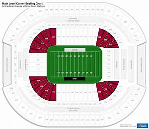 Main Level Corner University Of Phoenix Stadium Football Seating