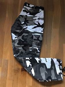 Military Grey White And Black Camo Pants Grailed