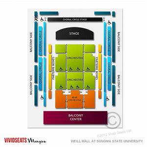 Weill Hall Seating Chart