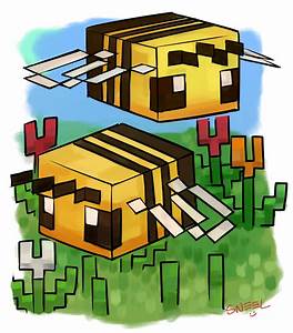 Minecraft Bee By Sneel On Newgrounds