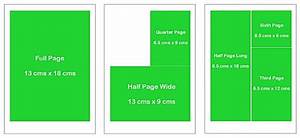 Quarter Page Ad Size Template The Power Of Ads