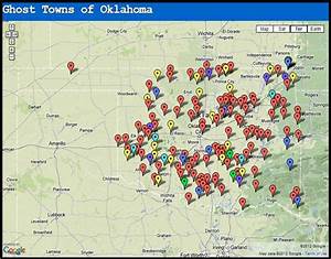 Oklahoma Map With Towns Verjaardag Vrouw 2020
