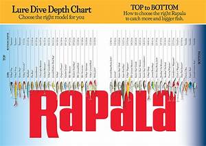 Tabla De Profundidad Para Uso De Los Señuelos Rapala Con Vídeos