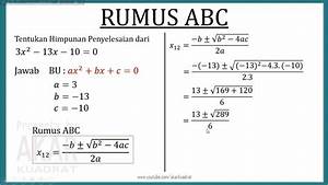 Kelebihan Menggunakan Rumus ABC