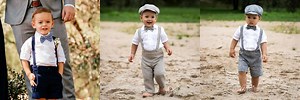 Baby Boy Wedding Country Style Outfit