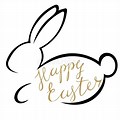 2 Coloored Easter Bunny Logo