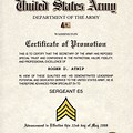 Promotion Certificate