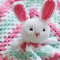 Bunny Blanket Crochet Pattern Free Square