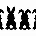 Bunny Rabbit Silhouette SVG