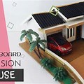 Cardboard House with Garage and Pool
