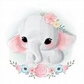 Cute Elephant Baby Wallpaper Cartoon