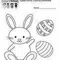 Easter Bunny Preschool Worksheets