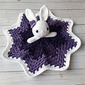 Free Crochet Bunny Lovey Blanket Pattern