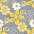 Gray Yellow White Outdoor Fabric Patterns