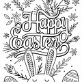 Happy Easter Coloring Pages Speech Therapy
