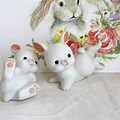 Homco Bunny Figurines