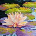 Lotus Water Lily Painting