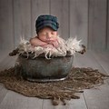Old Time Baby Photo Backdrop