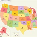 State Names Abbreviations