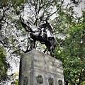 Simon Bolivar Statue Central Park