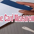 Card Measurements