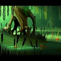 Swamp Background Wallpaper Cartoon